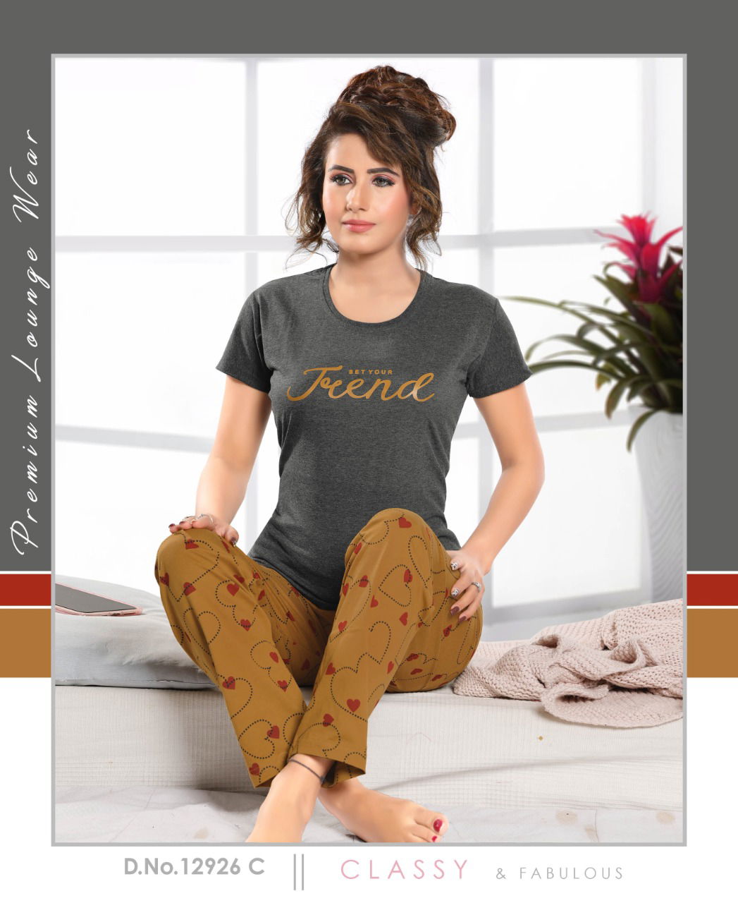 Night Wear Hosiery Cotton Wholesale Night Suits